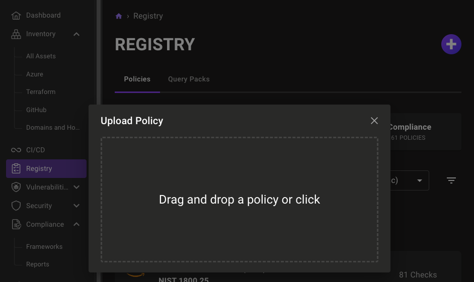 Policy Upload